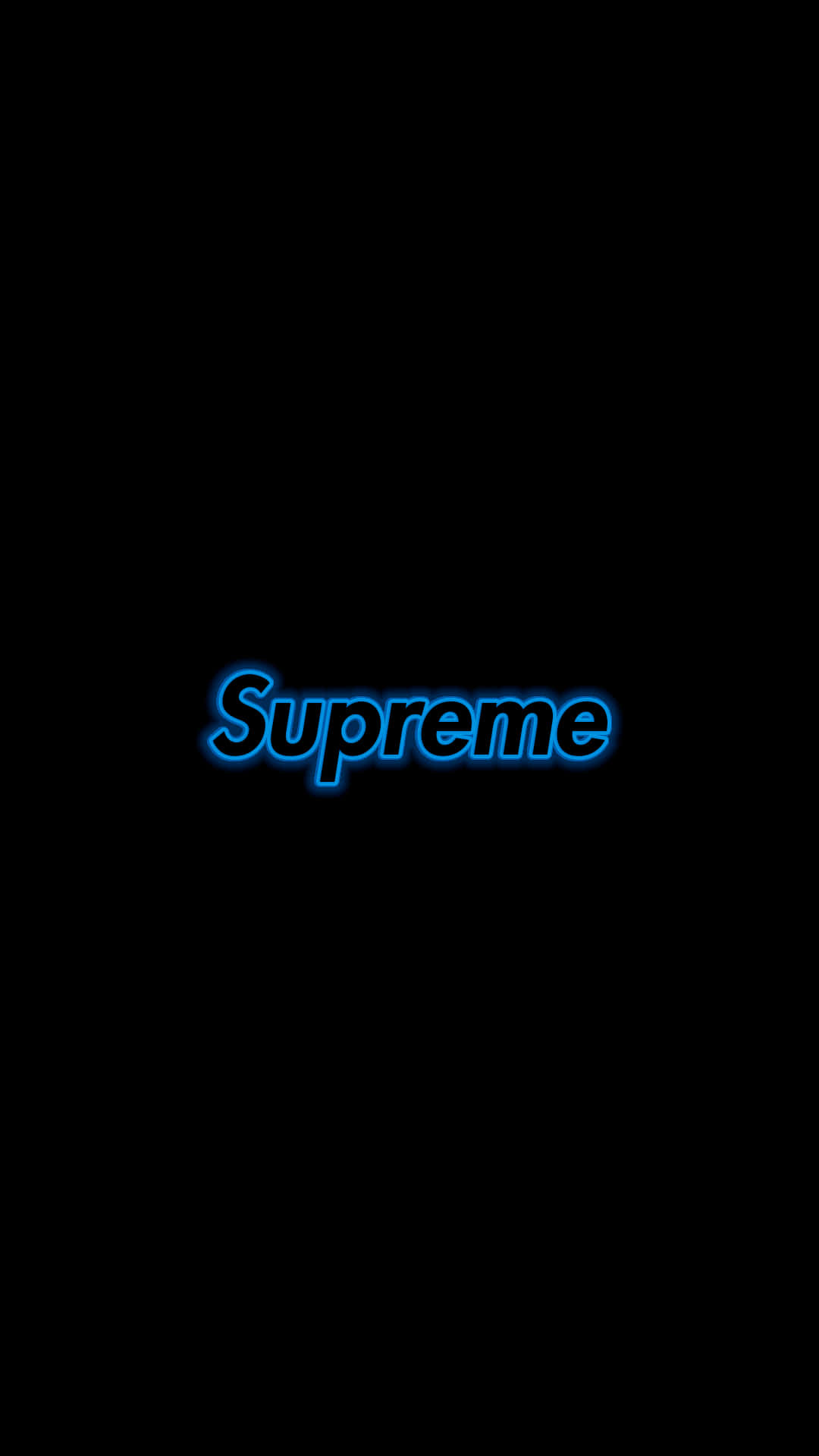 // Show Your Street-style Swagger With This Classic Blue Supreme T-shirt Background