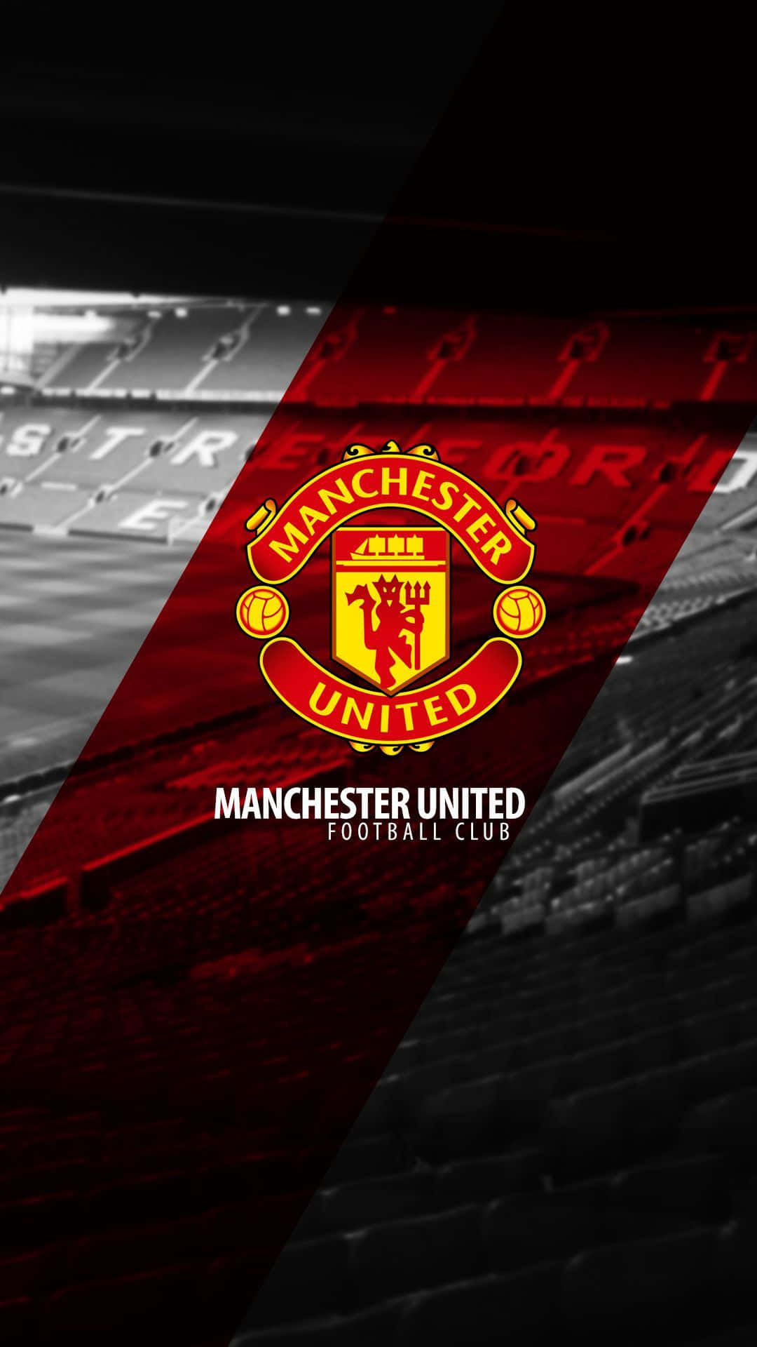 Show Your Support And Download A Special Manchester United Iphone Wallpaper. Background