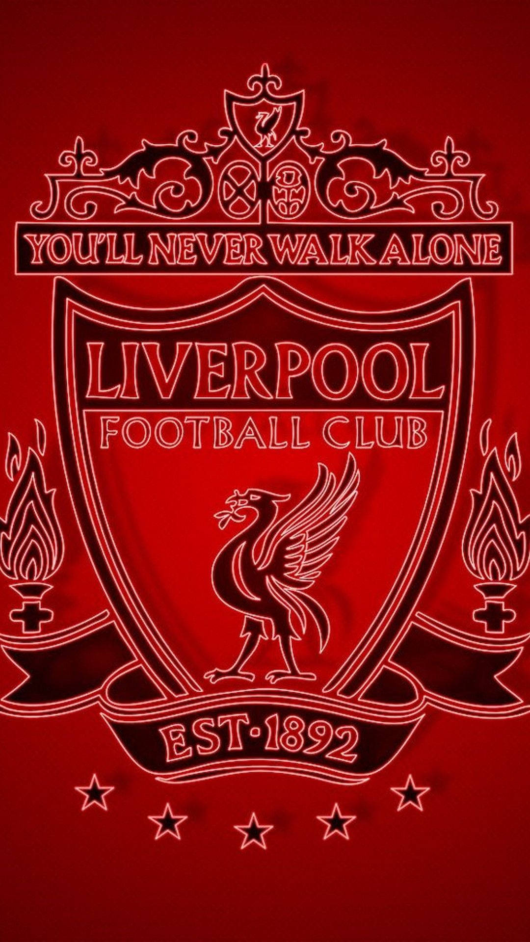 Show Your Support For Liverpool Football Club Background