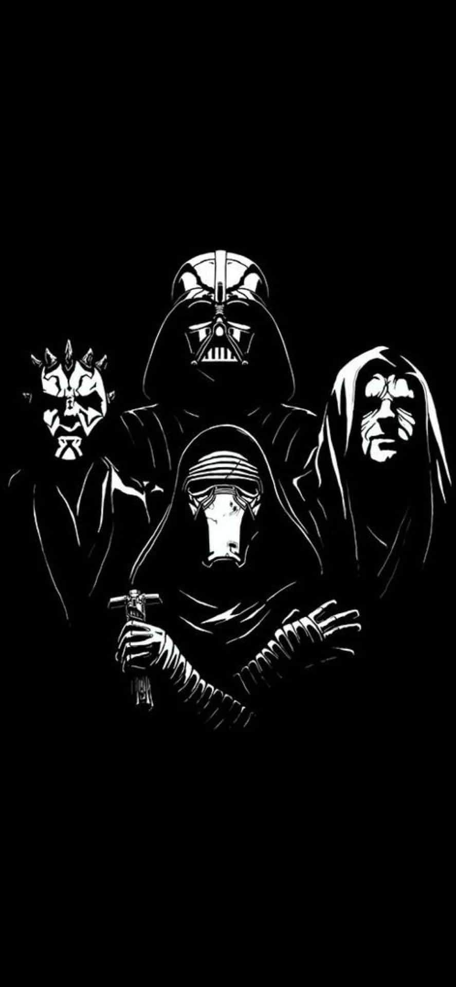 Show Your Support For The Dark Side With This Vader-inspired Iphone Design! Background