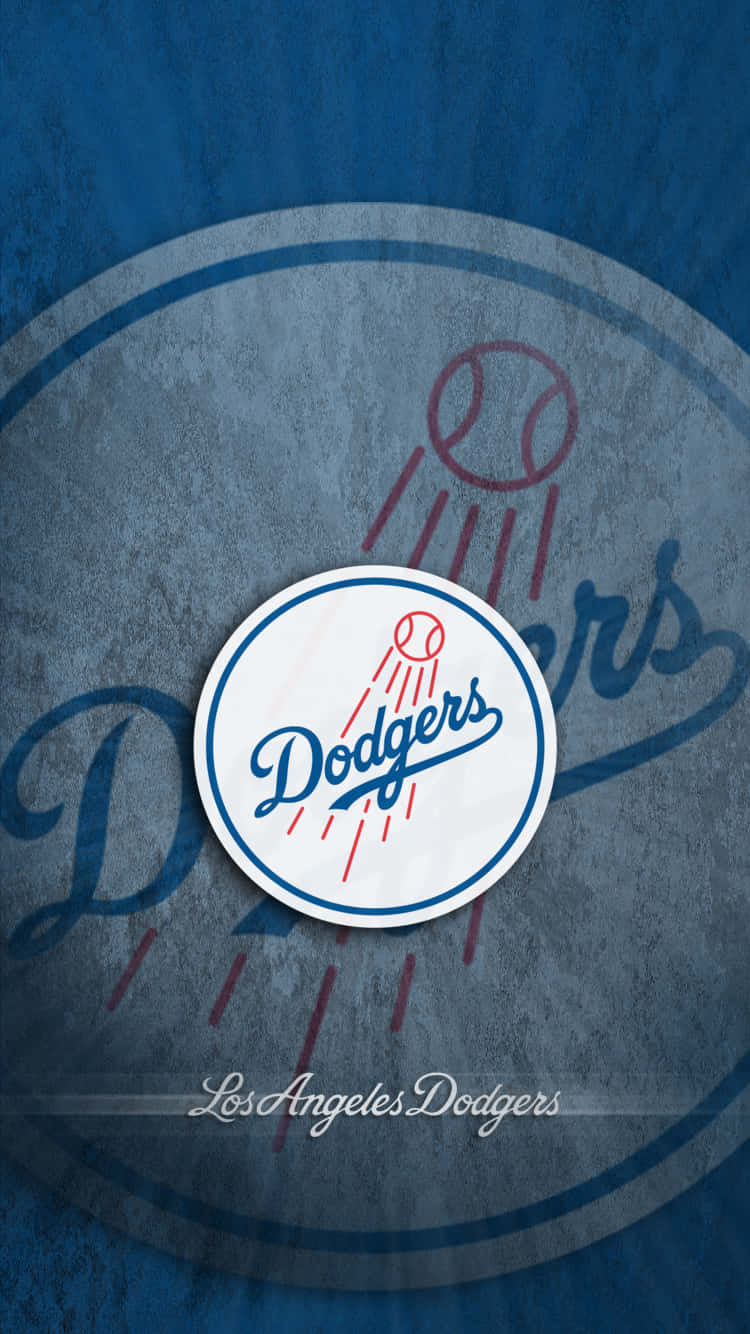 Show Your Support For The Dodgers With This Unique Iphone Wallpaper. Background