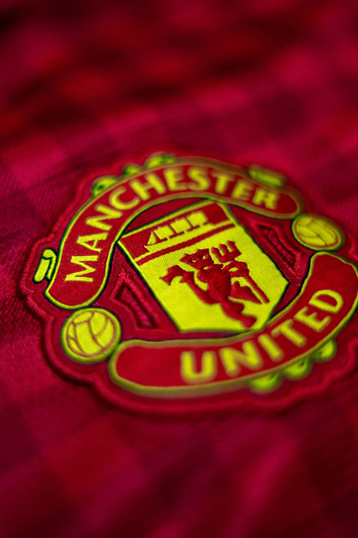 Show Your Support: Rock The Manchester United Wallpaper On Your Iphone Background