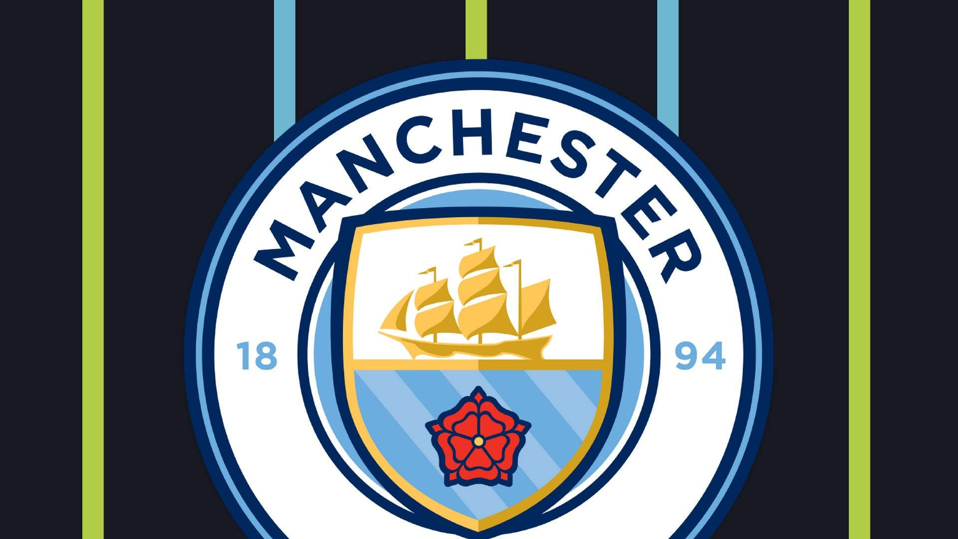 Show Your Support With The Iconic Manchester City Logo! Background