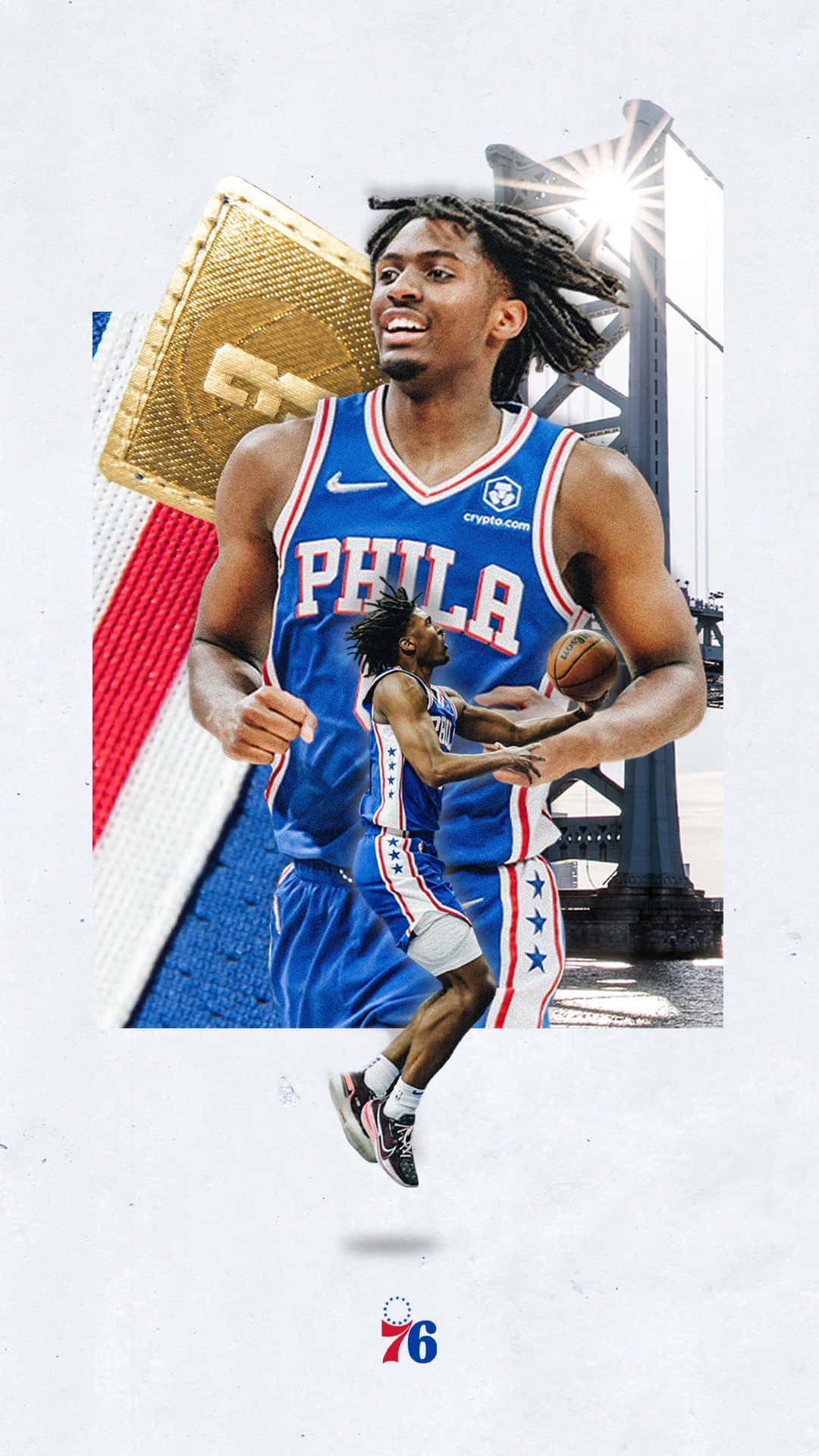 Show Your Team Spirit With A 76ers Iphone! Background