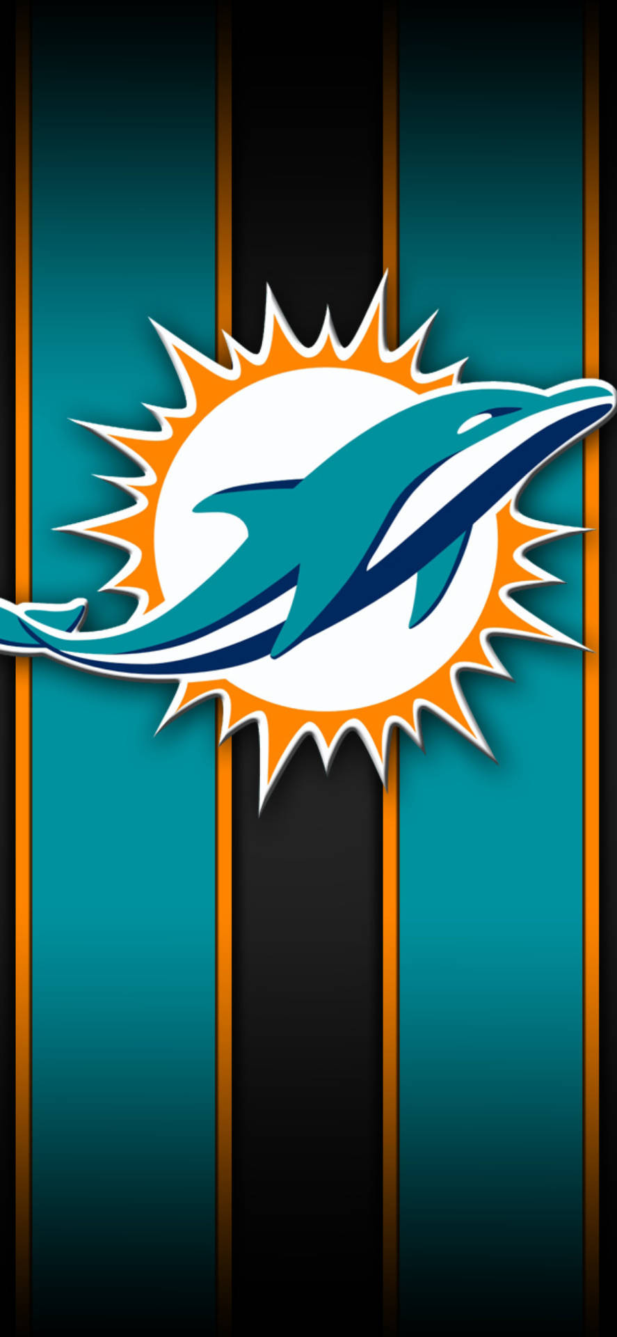 Show Your Team Spirit With A Miami Dolphins Iphone! Background