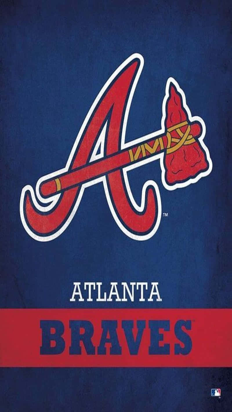 Show Your Team Spirit With The Official Atlanta Braves Iphone Background