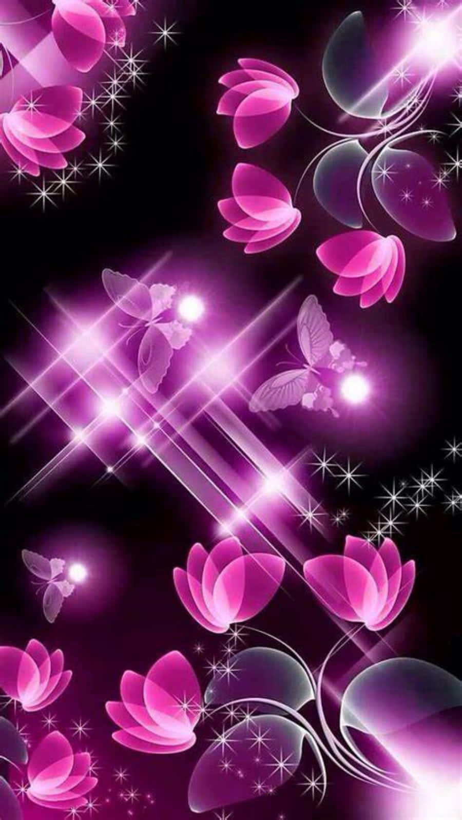 Show Your True Colors With This Mesmerizing Blend Of Pink And Purple. Background