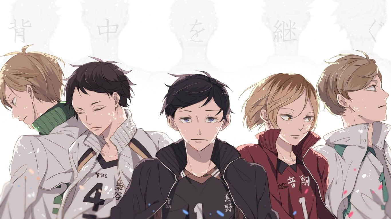 Show Your True Colors With This Unique Haikyuu Laptop. Background