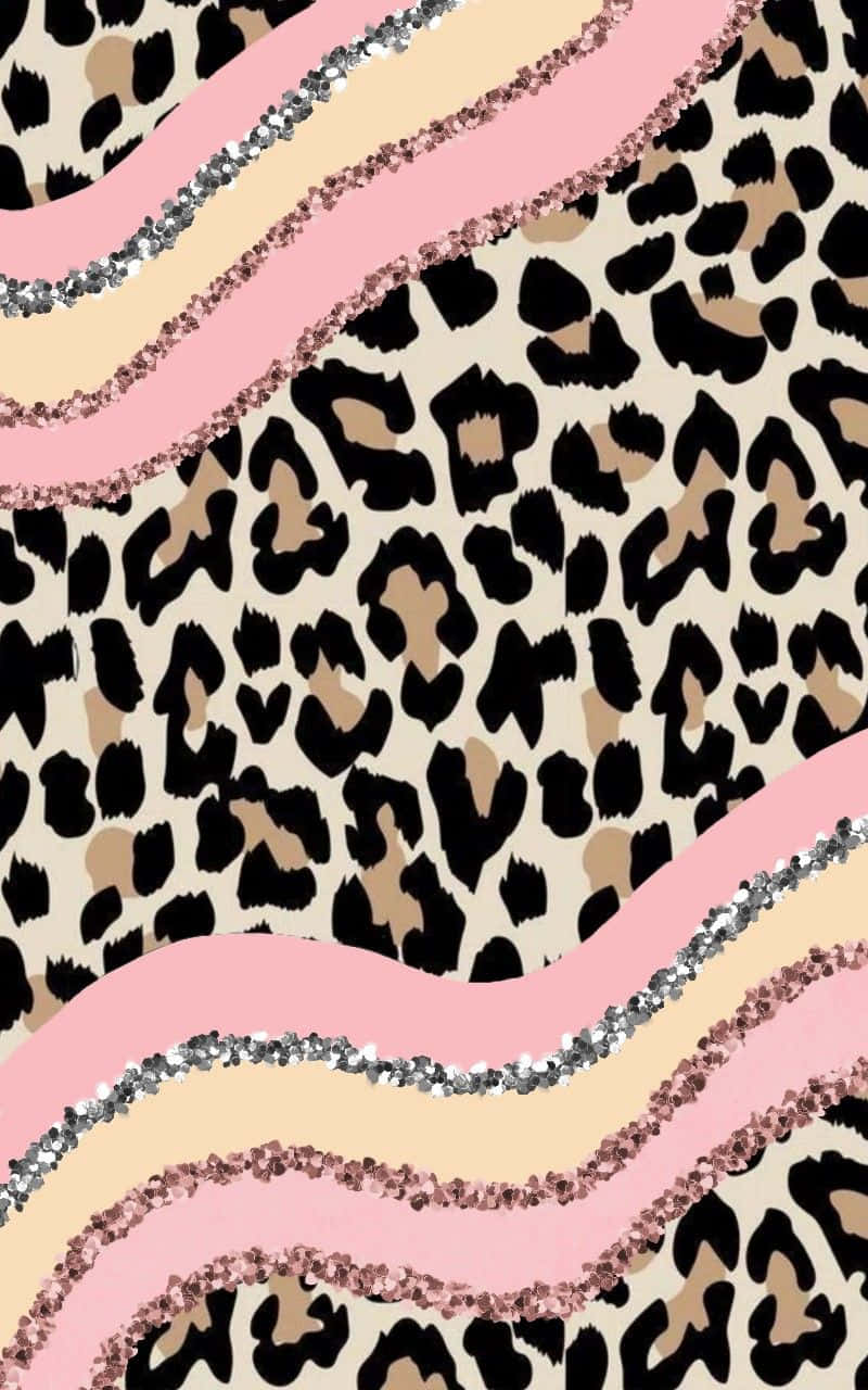 Show Your Wild Side With Pink Leopard Print Background