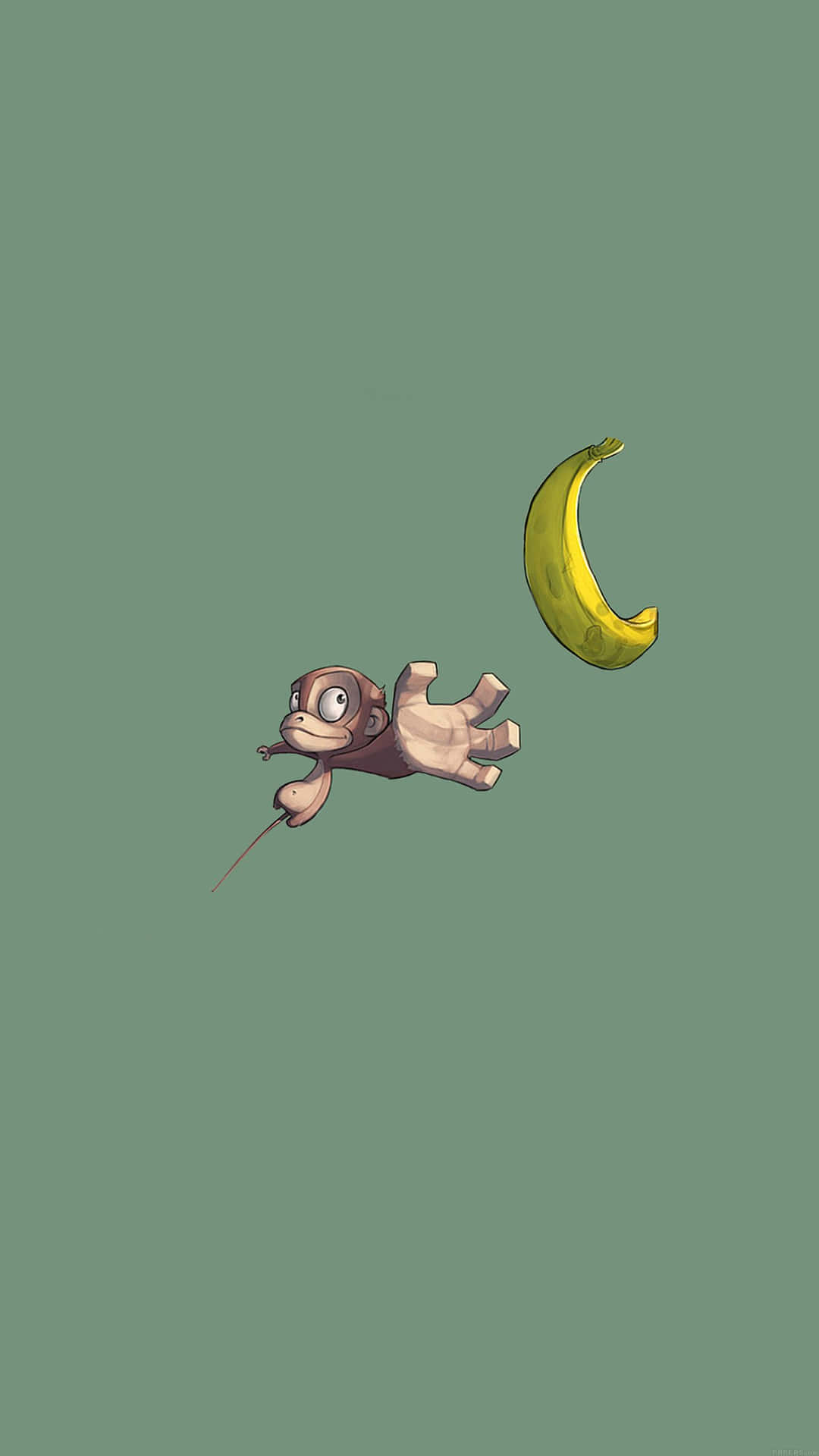 Show Your Wild Side With This Dope Monkey Iphone Wallpaper Background
