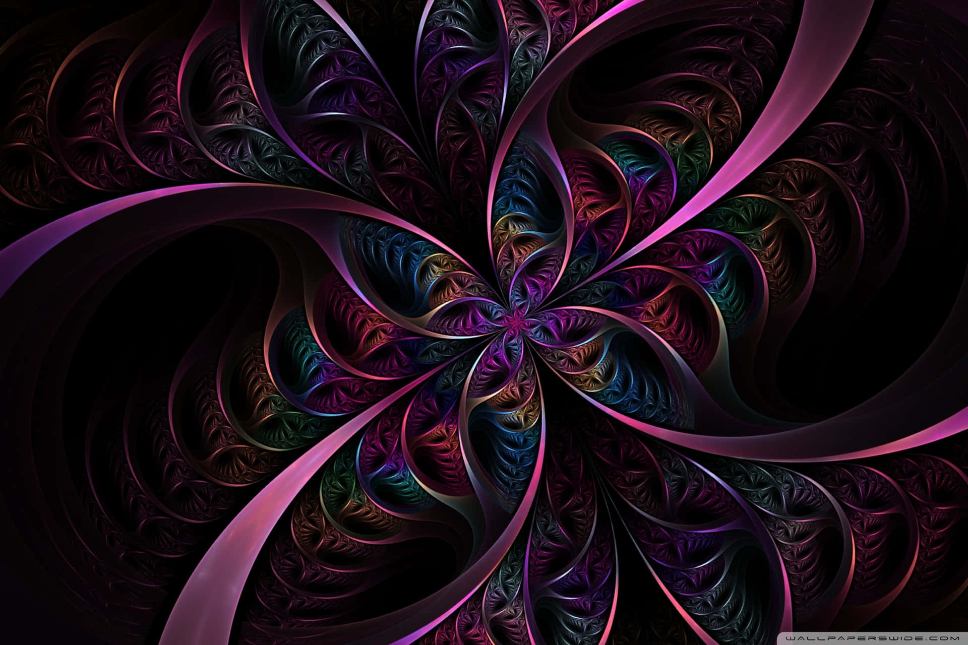 Showcase Of Beautiful, Vibrant Psychedelic Colors. Background