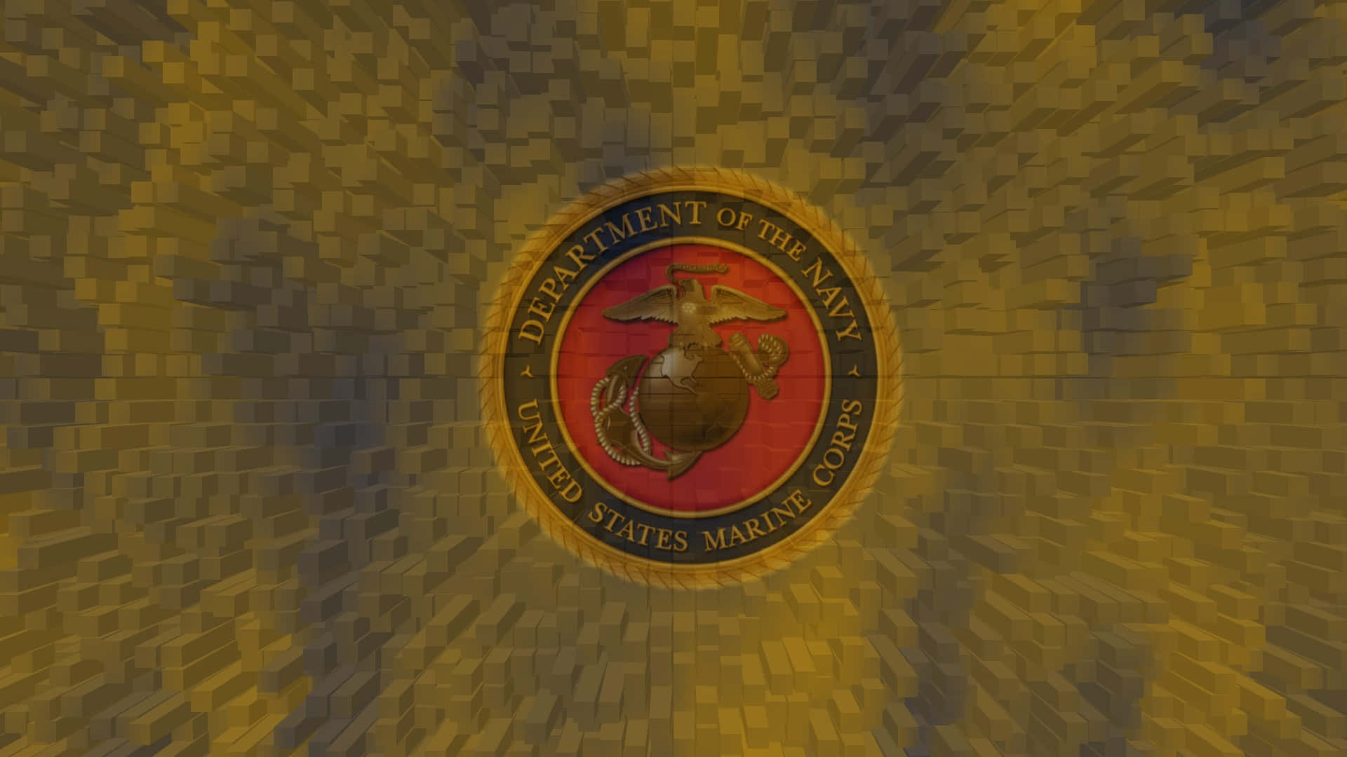 Showing Honor And Respect: An Usmc Drill Instructor Saluting Background