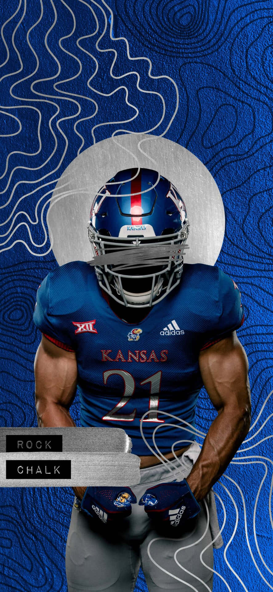 Showing Team Spirit For The Kansas Jayhawks! Background