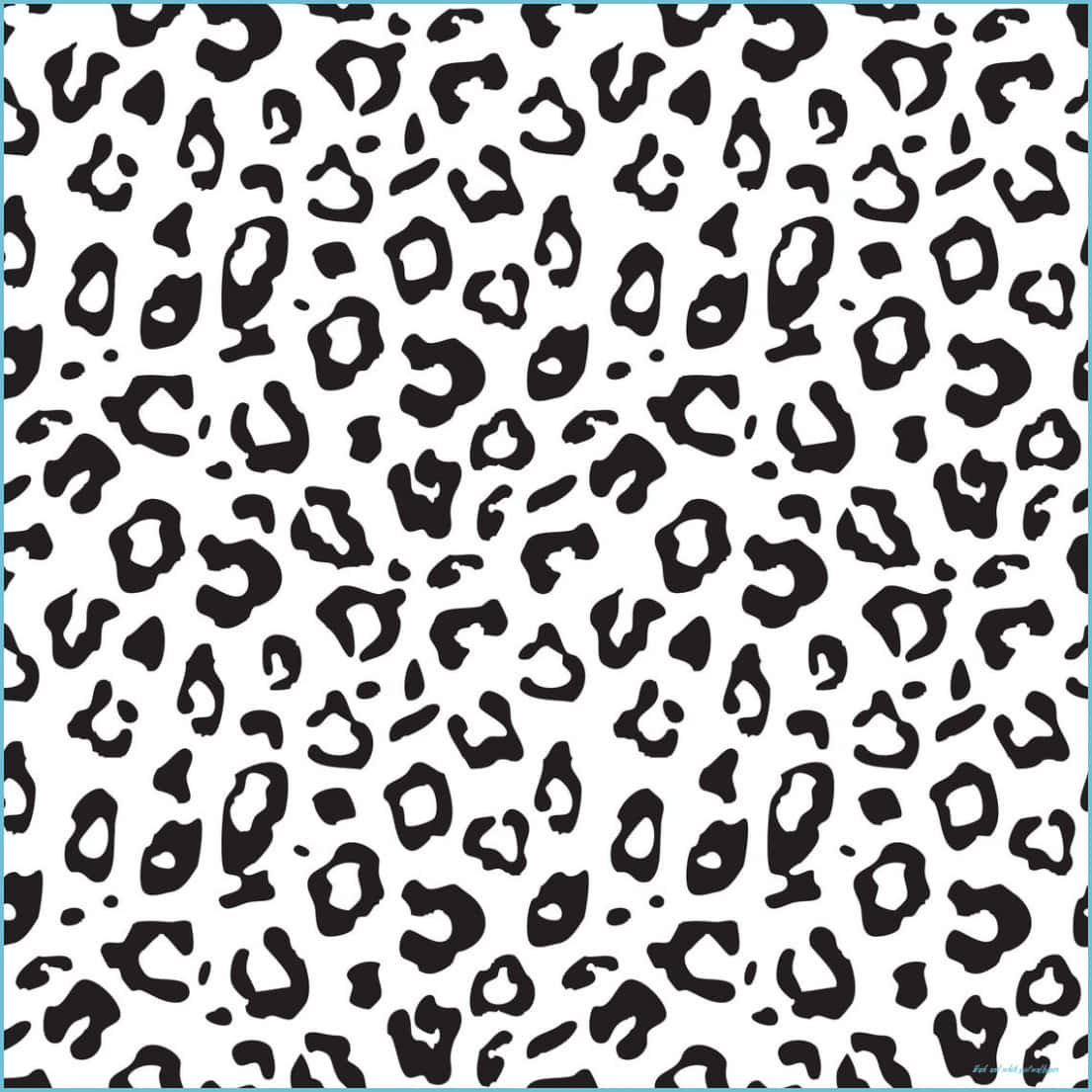 Showing Your Wild Side With This Edgy White Leopard Print Background