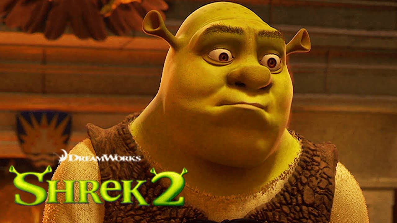 Shrek 2 Looking Depressed