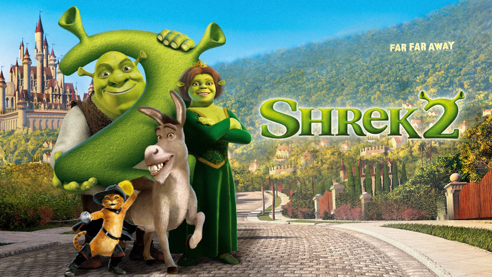 Shrek 2 Poster Scenery