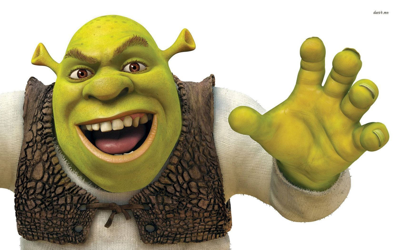 Shrek 2 White Backdrop