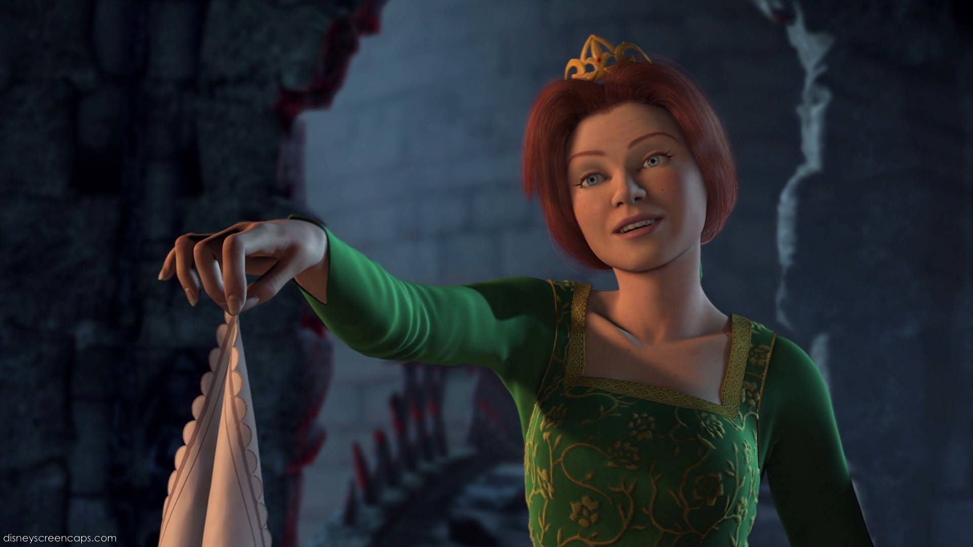 Shrek 4k Princess Fiona Holding Cloth Background