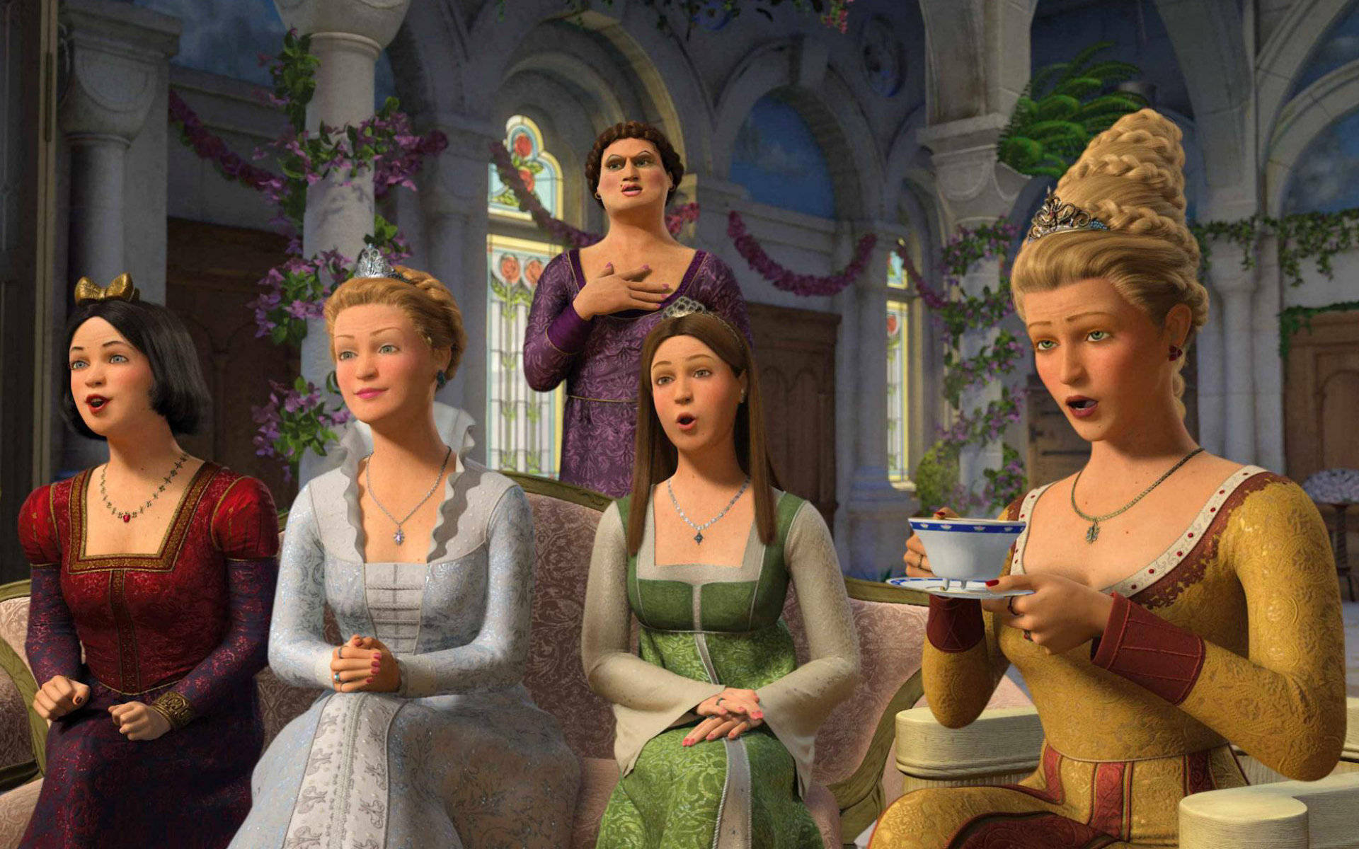 Shrek 4k Princesses