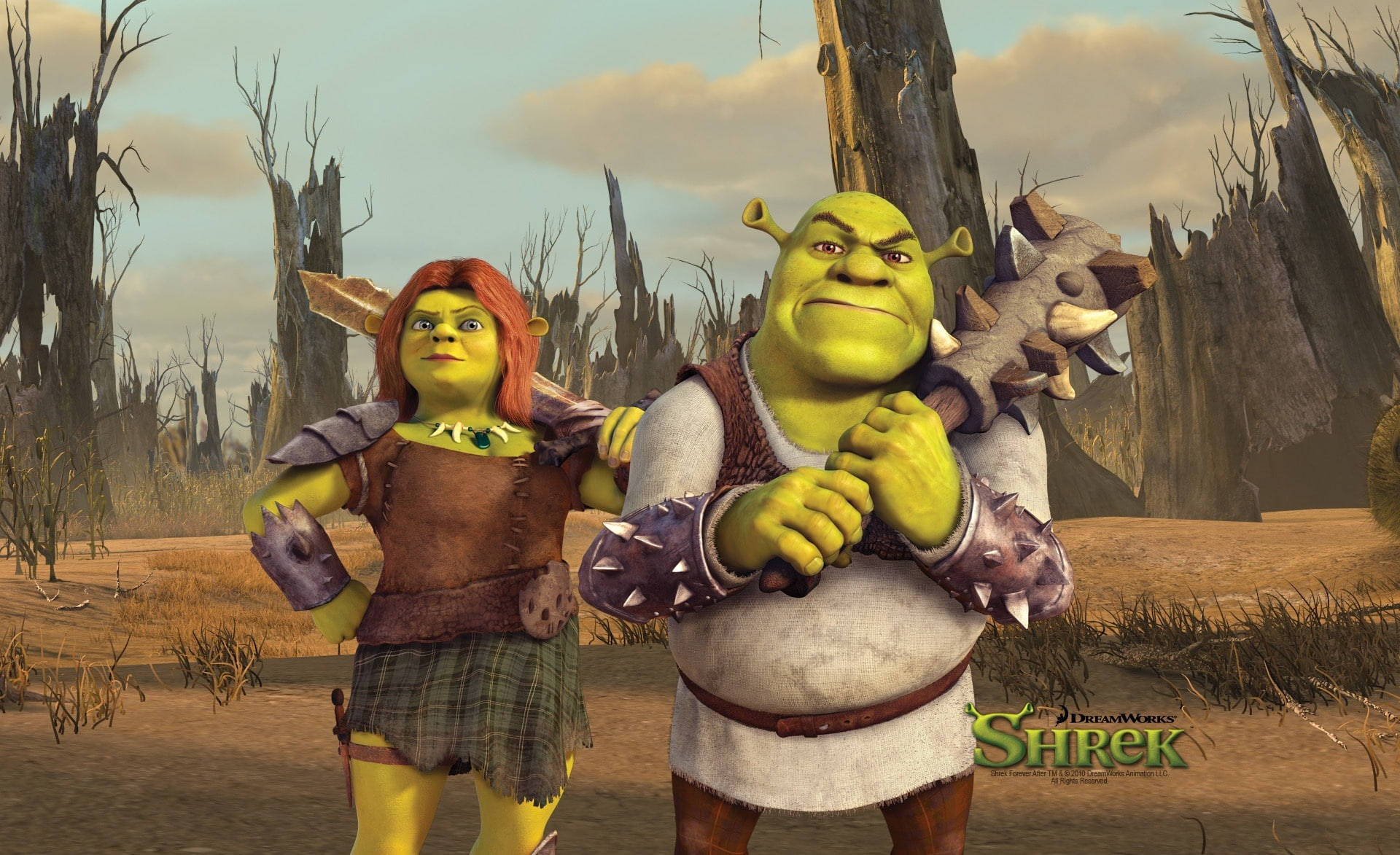 Shrek And Fiona From Shrek Forever After