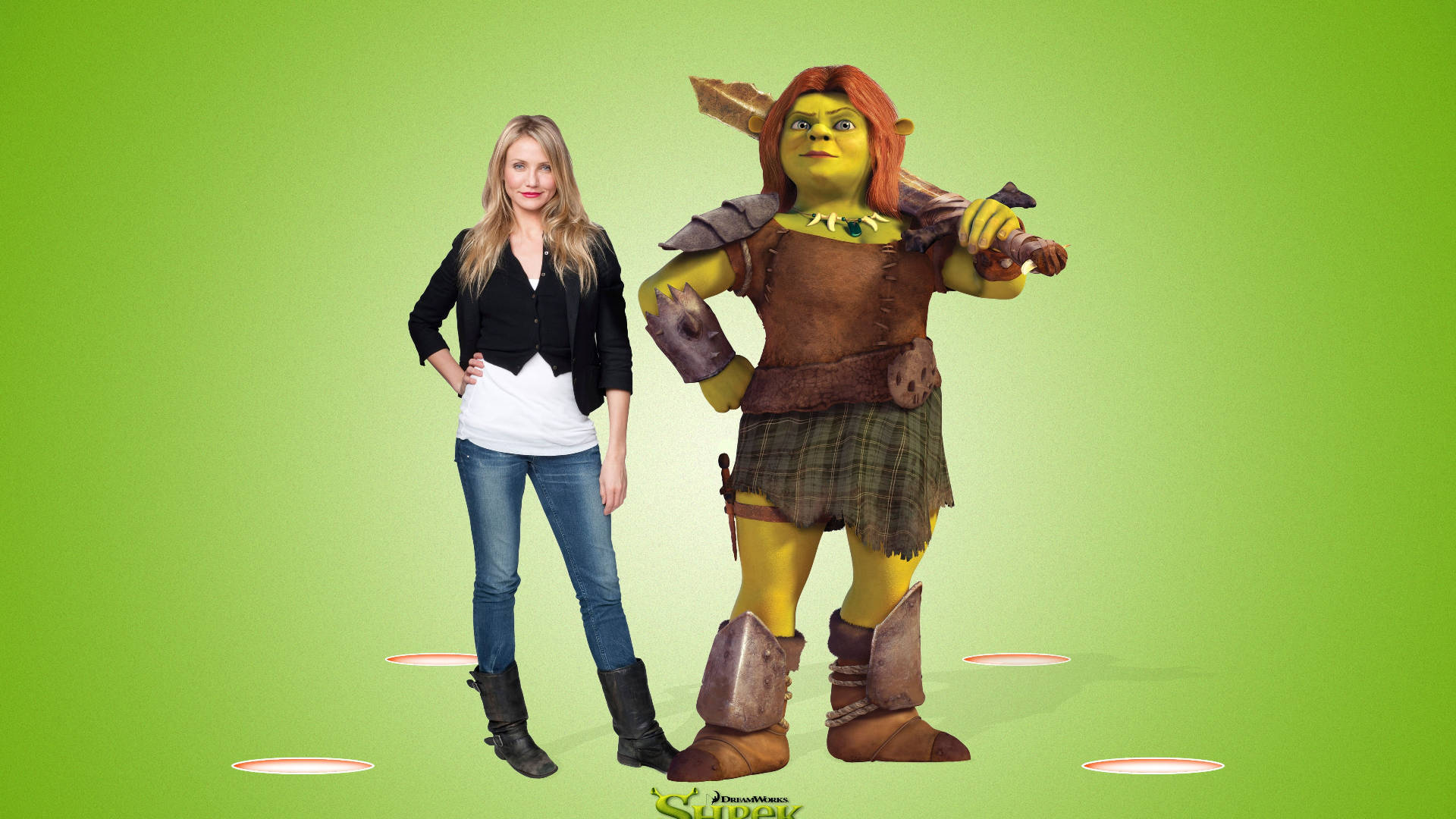 Shrek Forever After Cameron Diaz Background