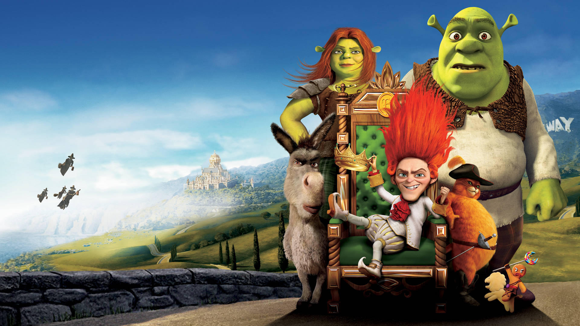 Shrek Forever After Lead Characters Background