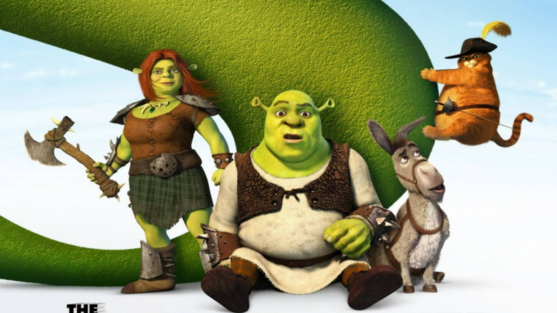 Shrek Forever After Main Protagonists Background