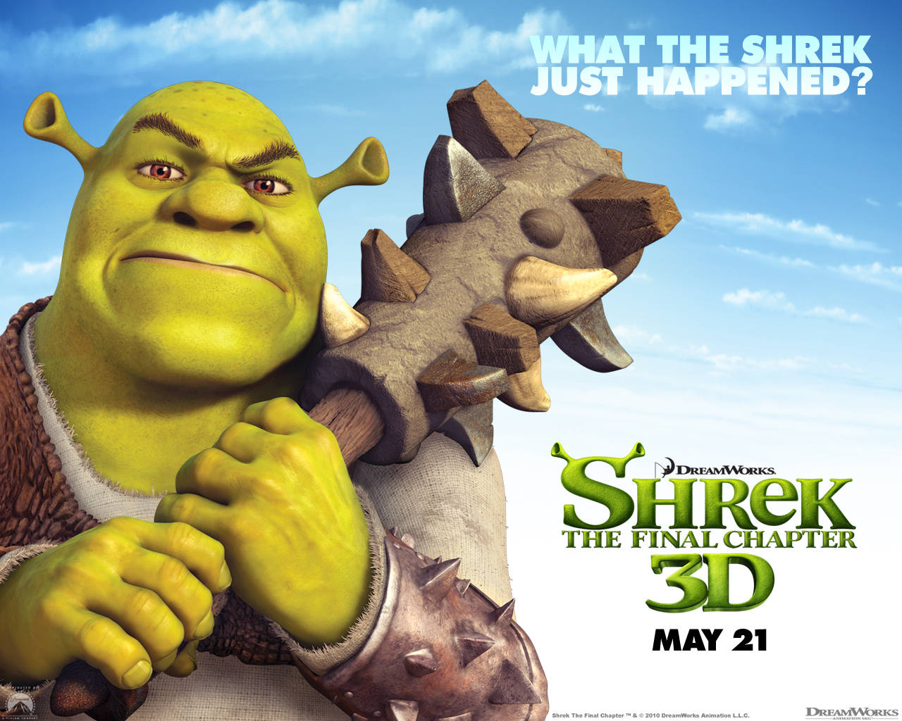 Shrek Forever After Movie Release Date Background