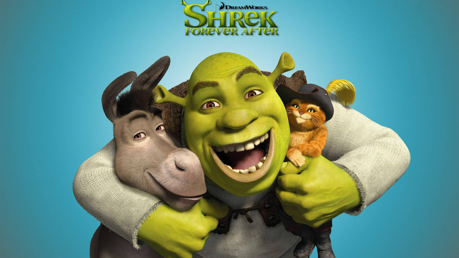 Shrek Forever After Shrek Hugging Friends