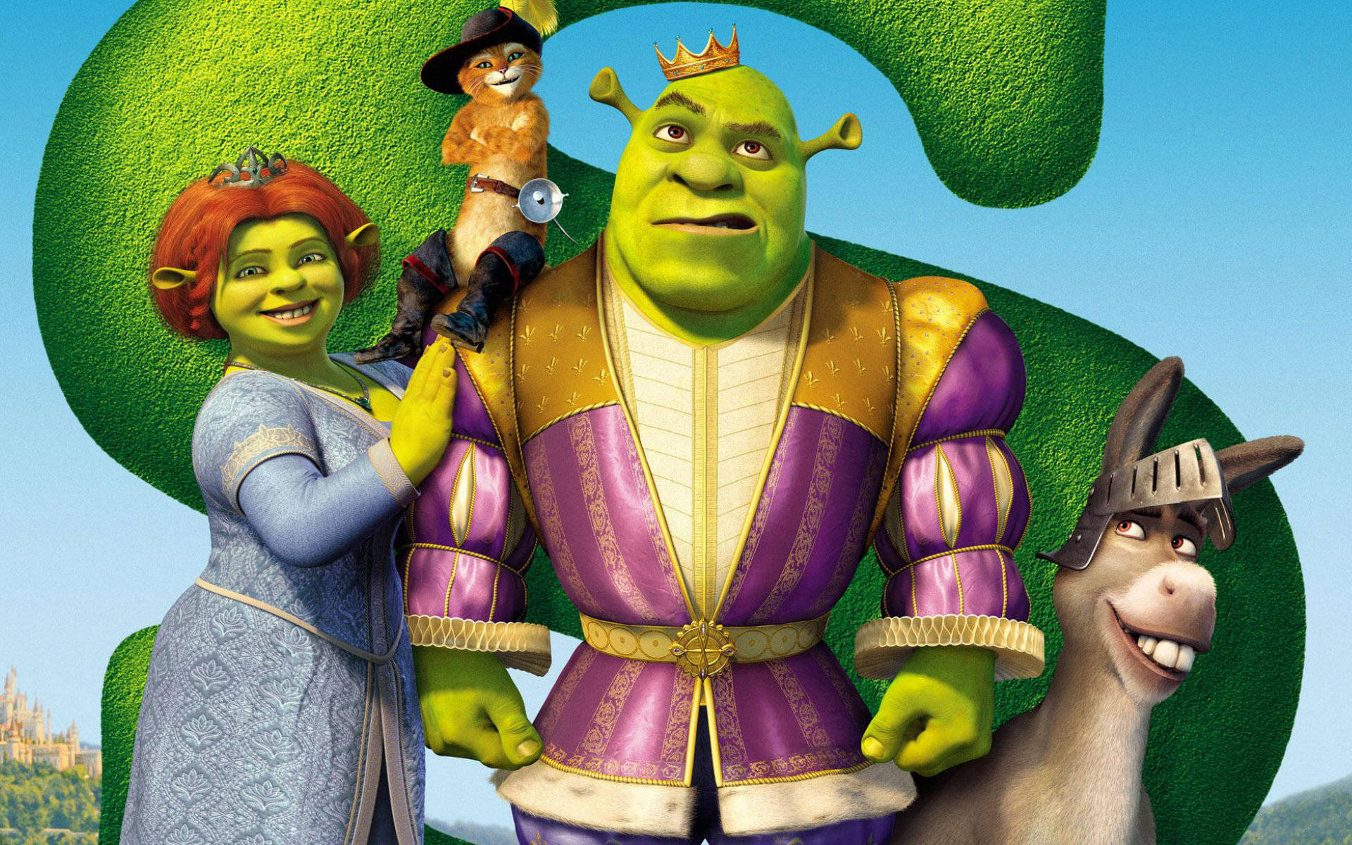 Shrek The Third Posing Like A King