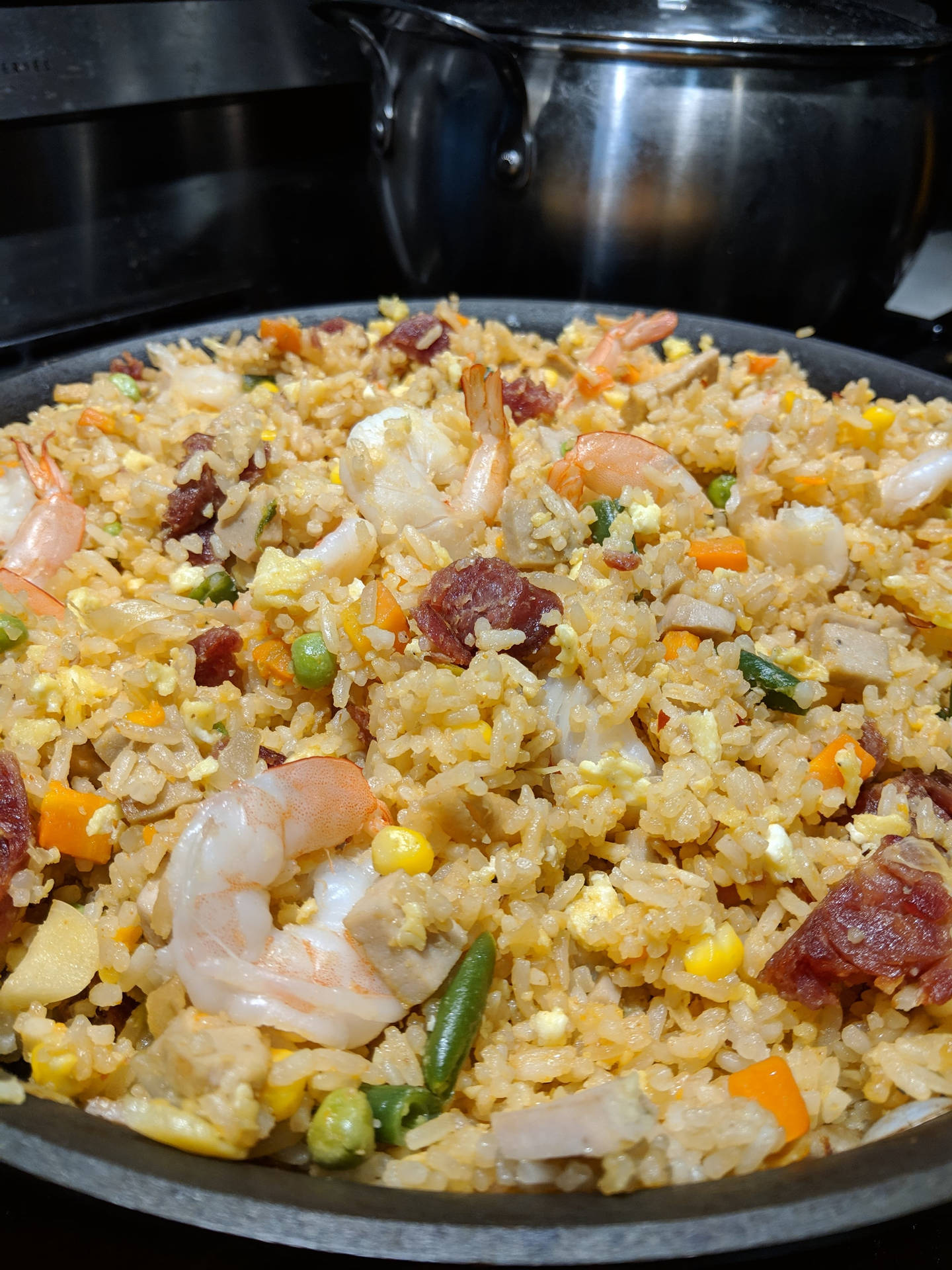 Shrimp Fried Rice Background