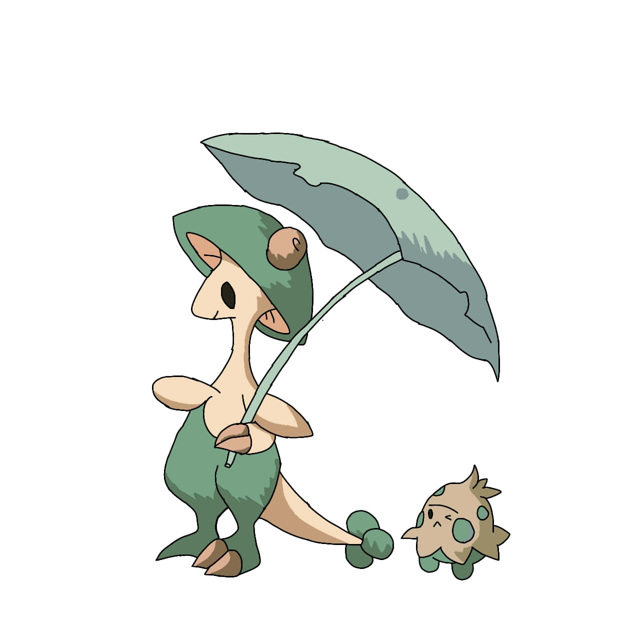 Shroomish Following Breloom Background