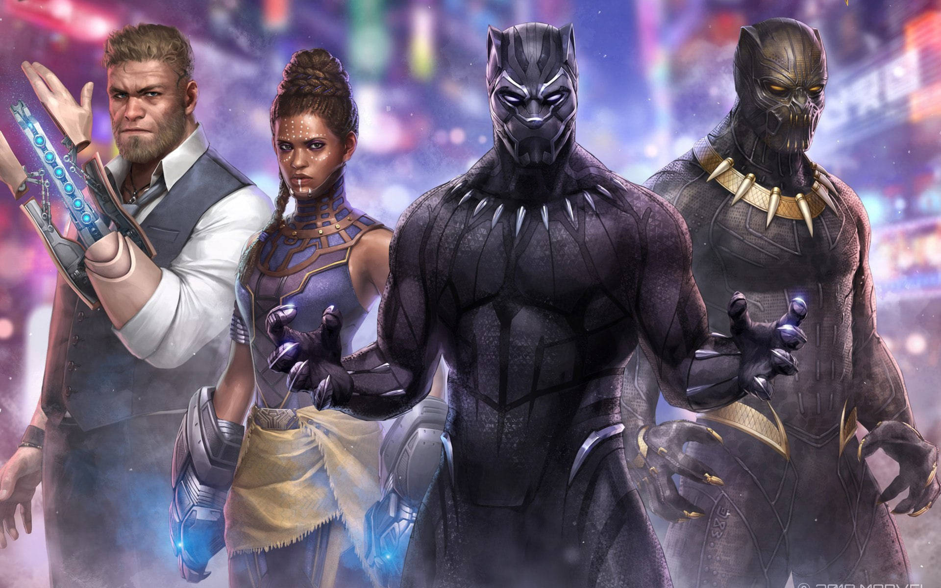 Shuri Black Panther Fan Art Background