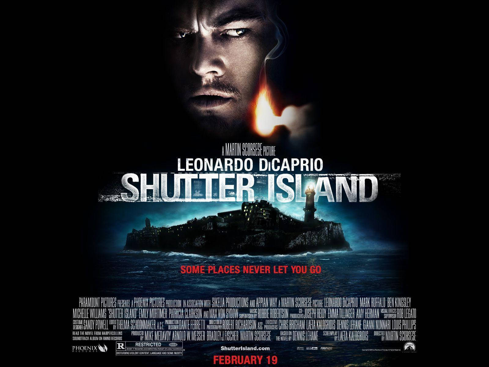 Shutter Island 2010 American Movie Poster Background