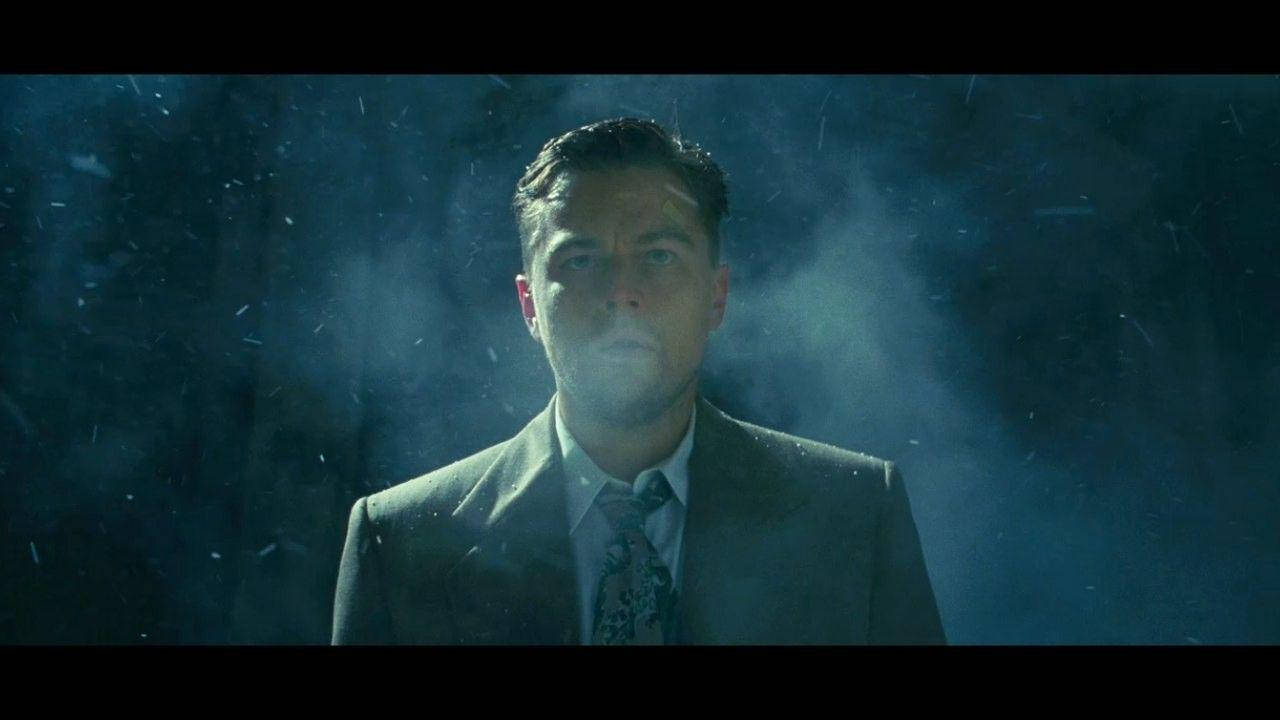 Shutter Island Leonardo Dicaprio Look Up Nervous