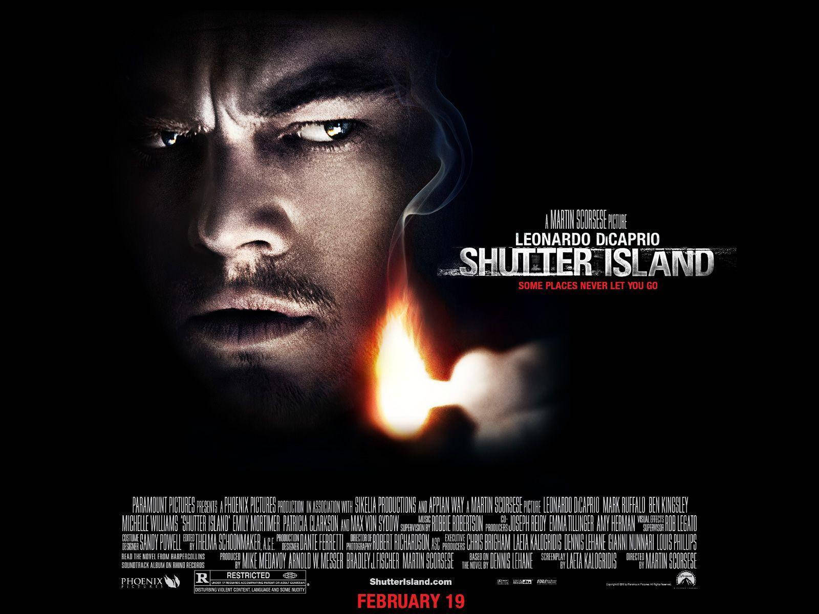 Shutter Island Movie Poster Teddy Daniels Fire