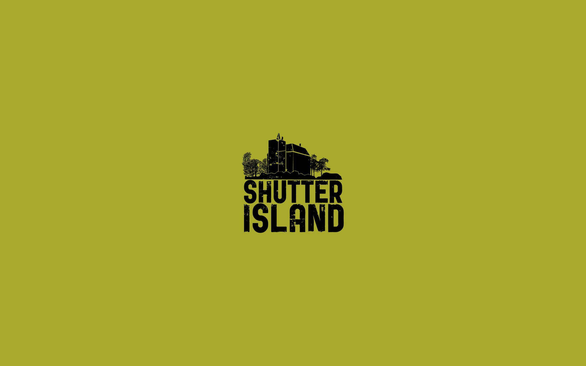 Shutter Island Movie Title Text Fan Art Background