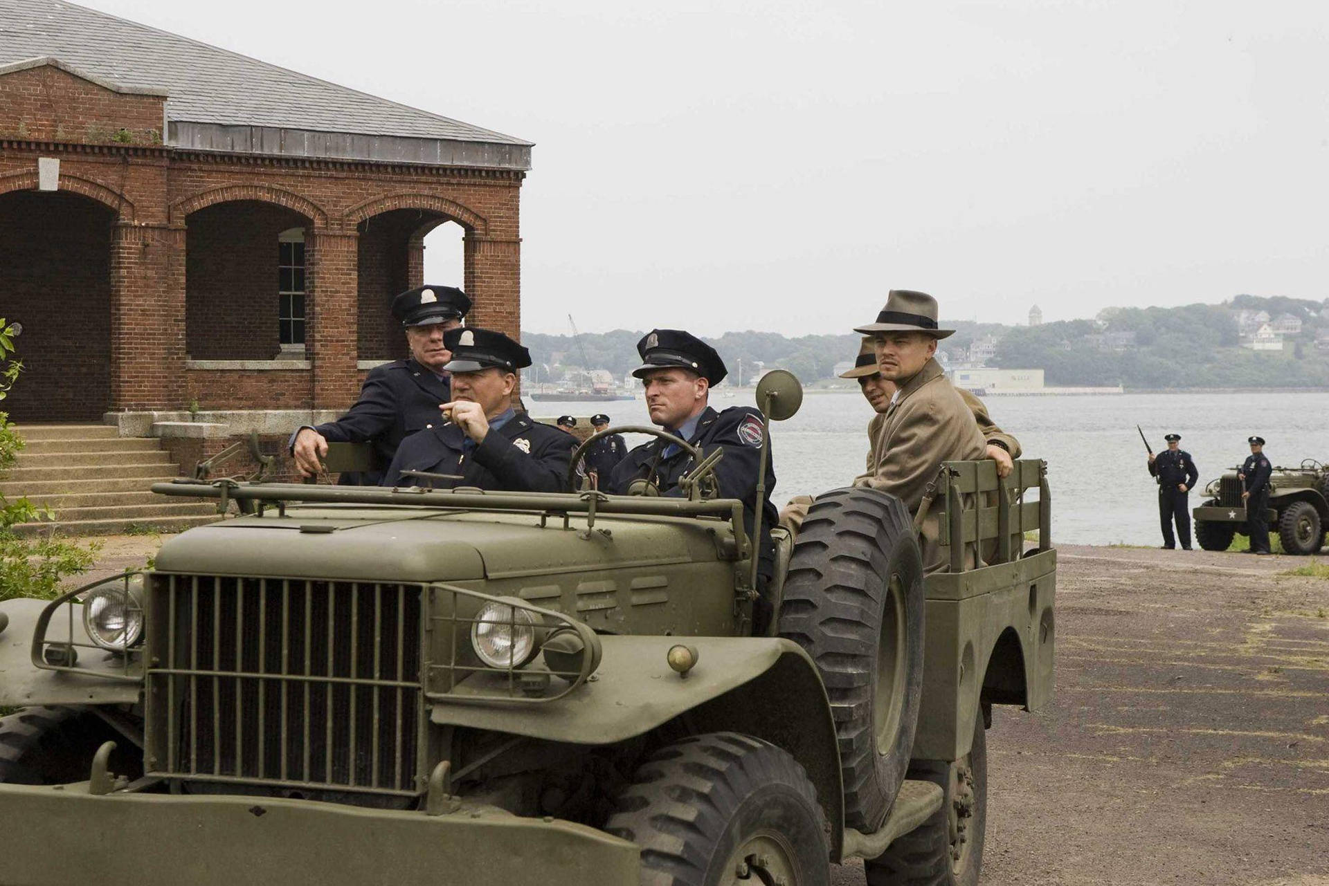 Shutter Island U.s. Military Officers Truck Background