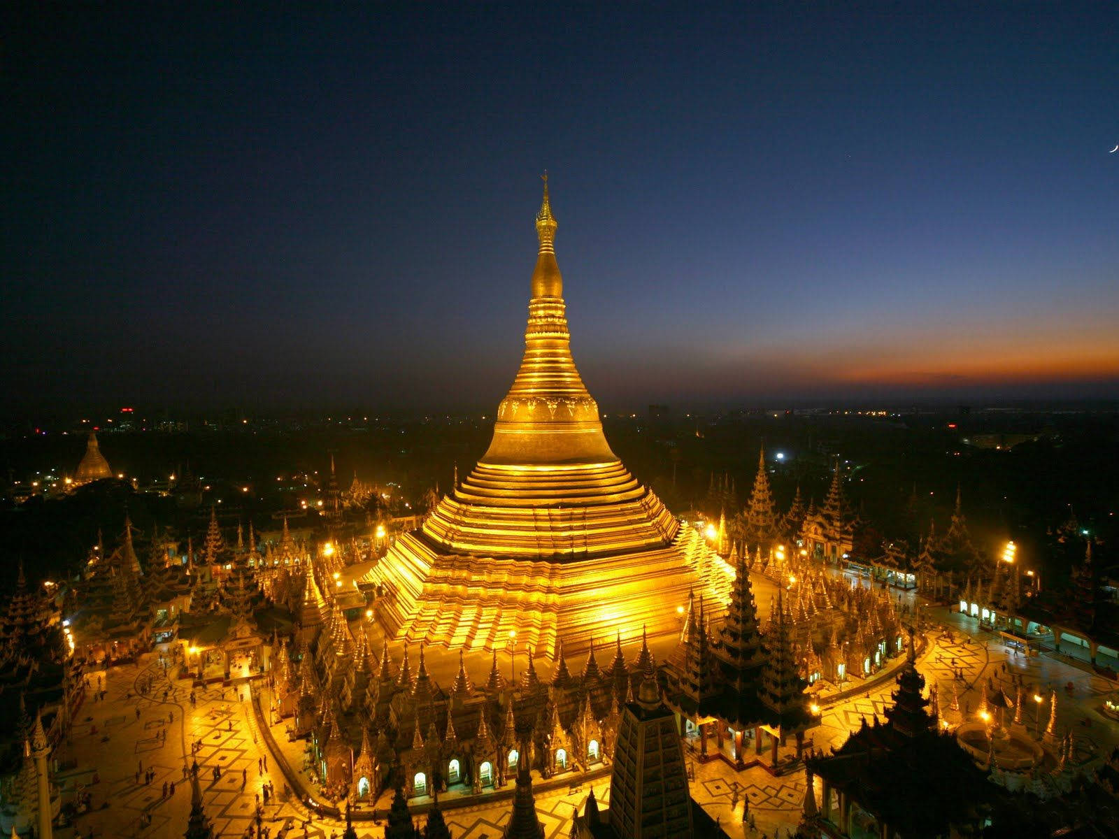 Shwedagon Pagoda Myanmar Background