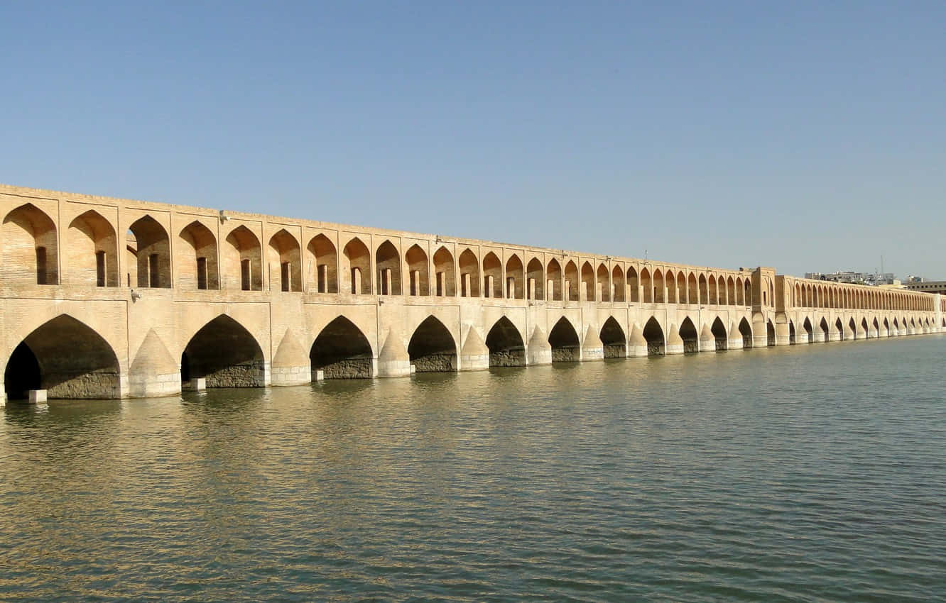 Si O Se Pol Bridge Isfahan Background