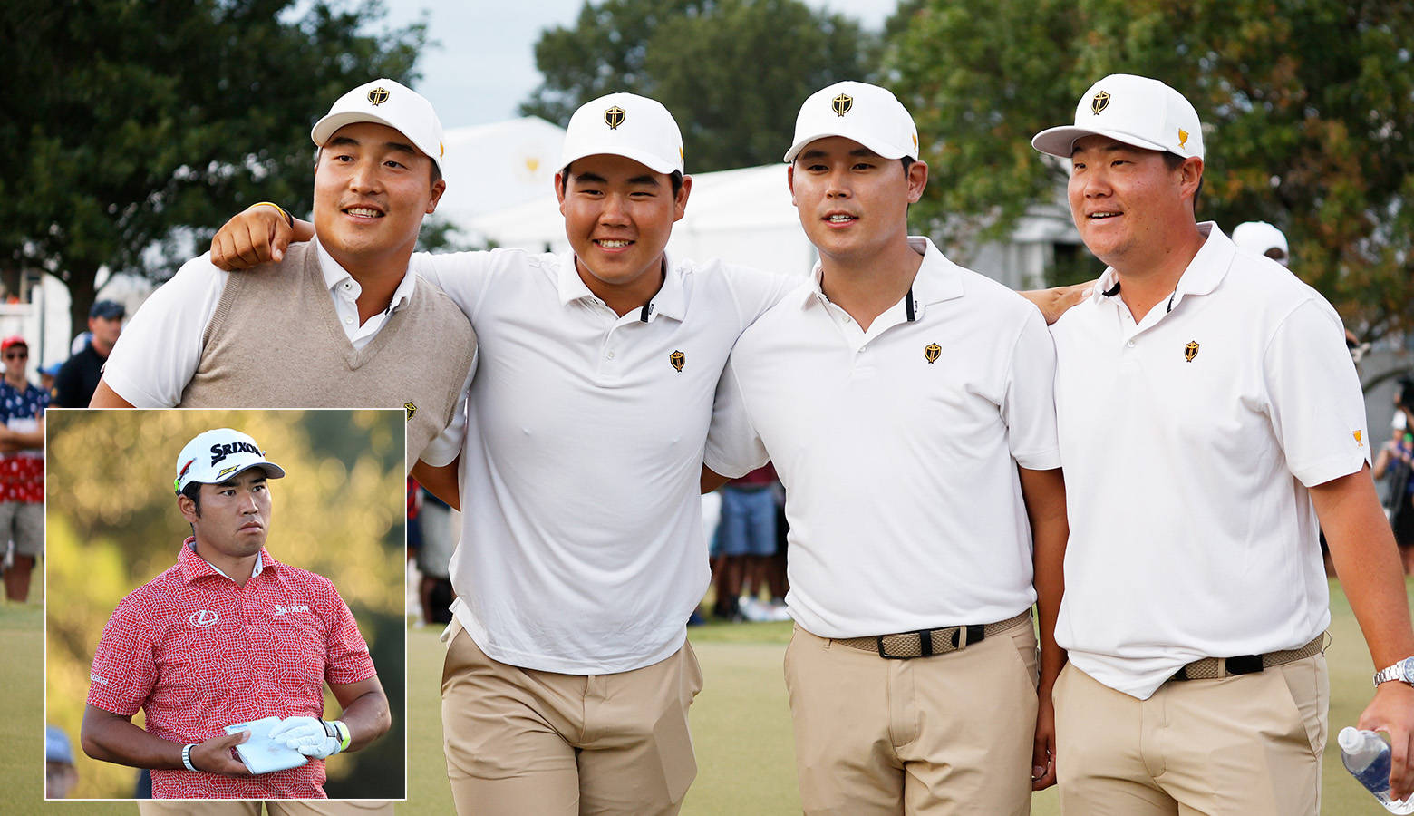 Si Woo Kim And Asian Golfers Background