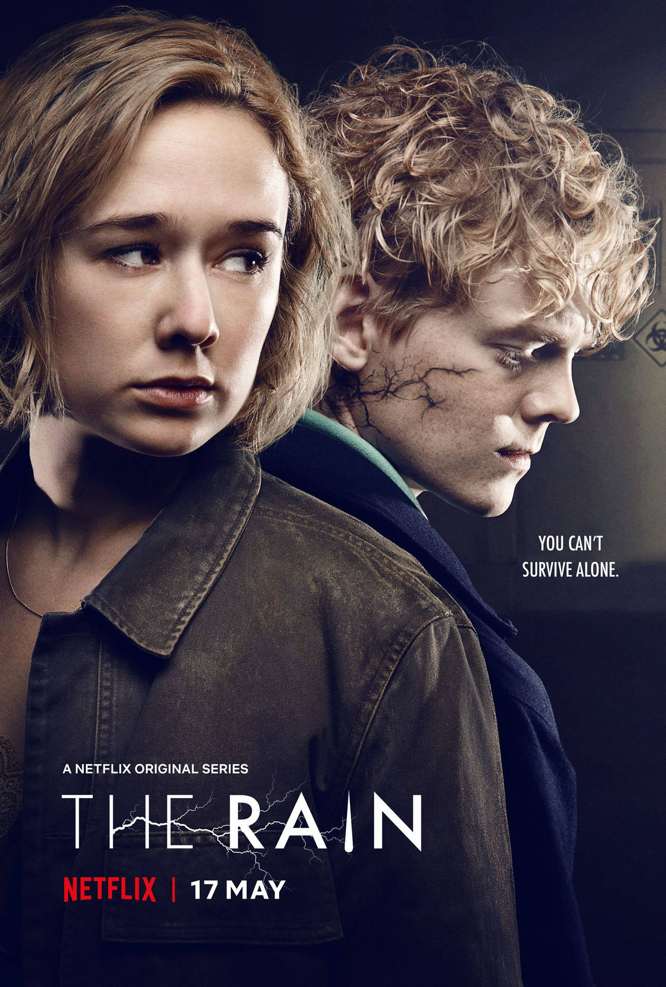 Siblings Simone And Rasmus In Netflix Series The Rain Background