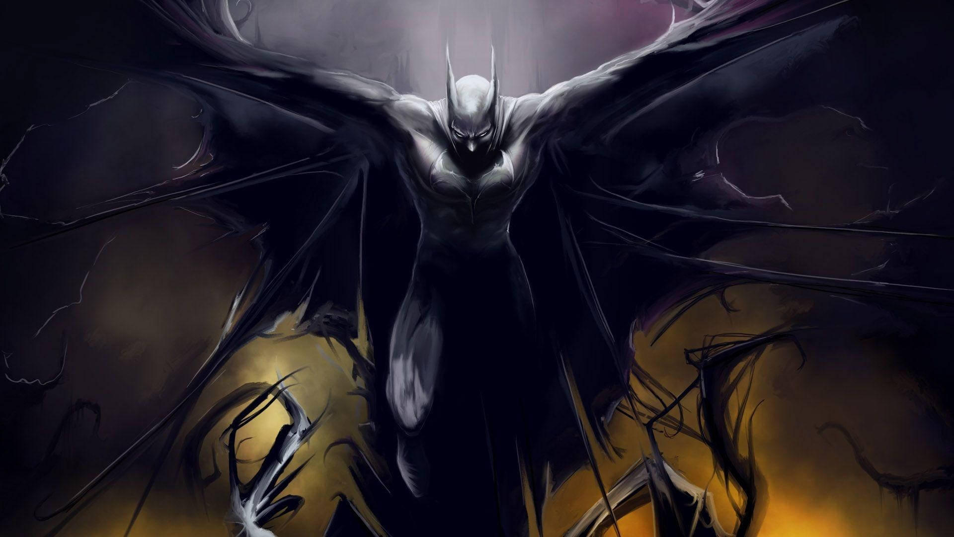 Sick Batman Wings Background