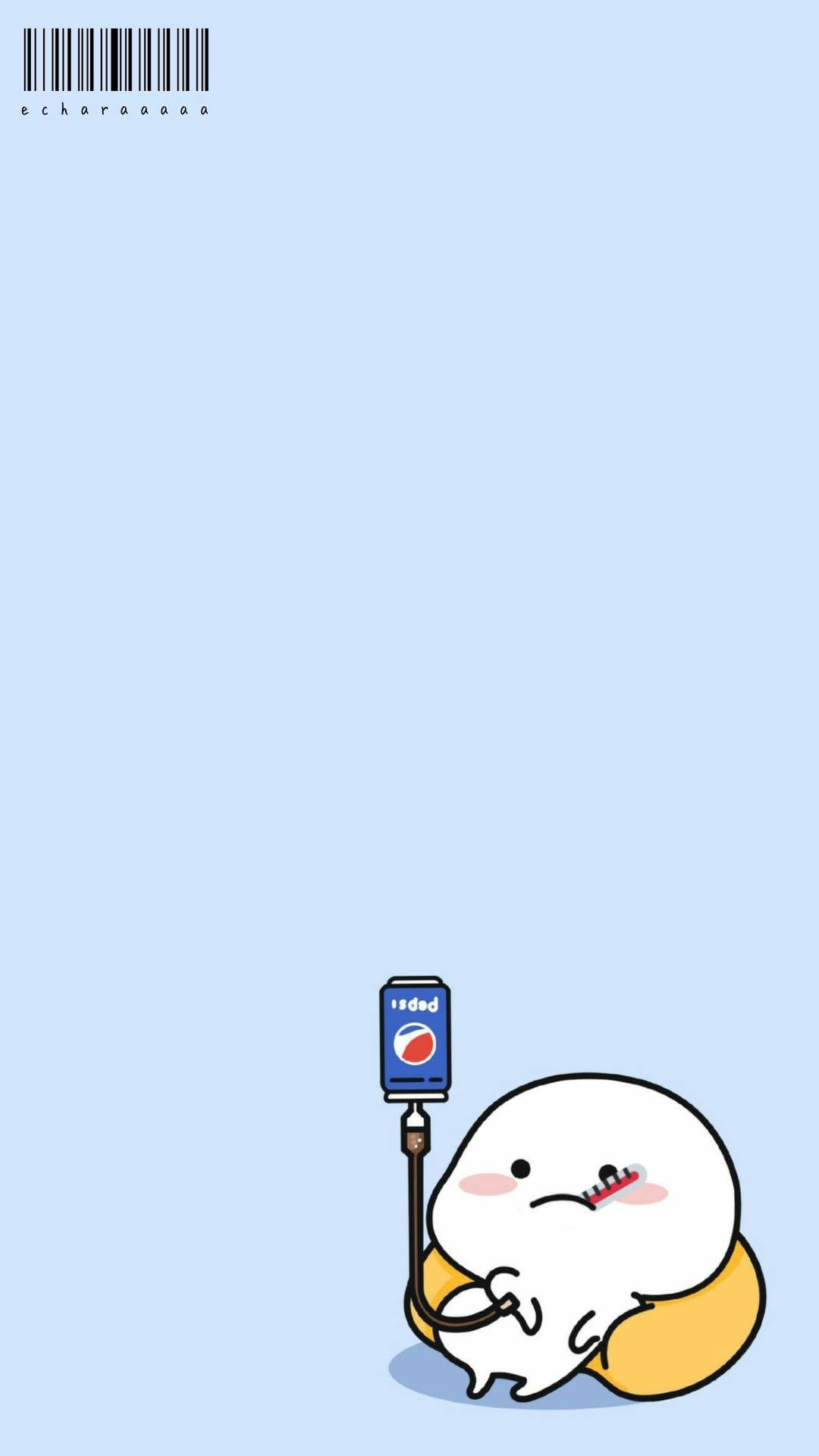 Sick Pentol With Pepsi Background
