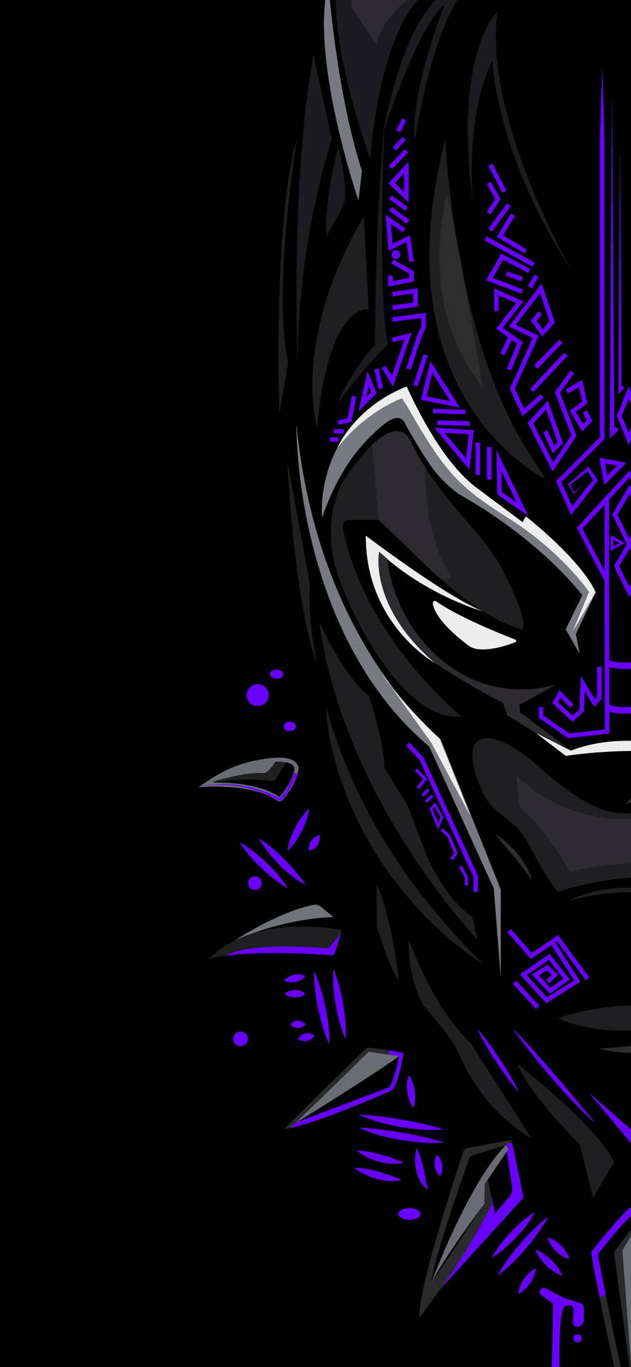 Sick Phone Black Panther Face
