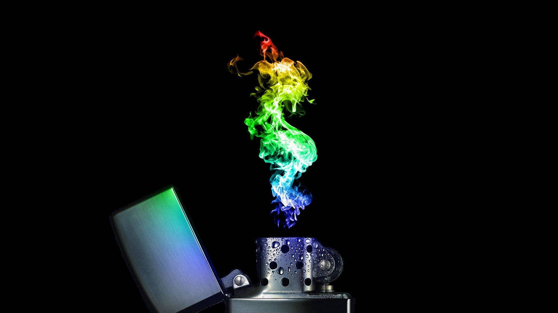 Sick Phone Colorful Lighter Flame
