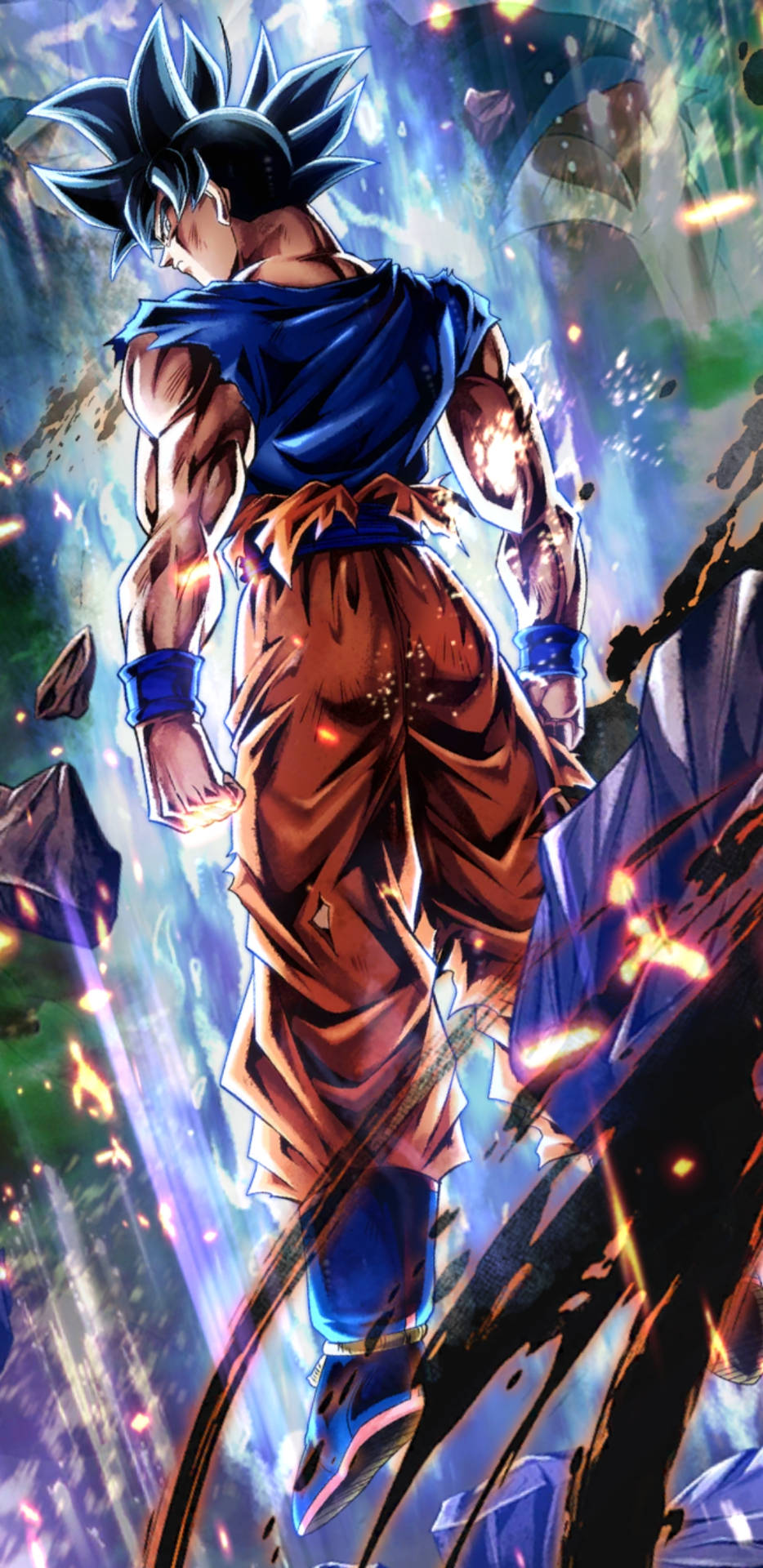 Sick Phone Son Goku Background