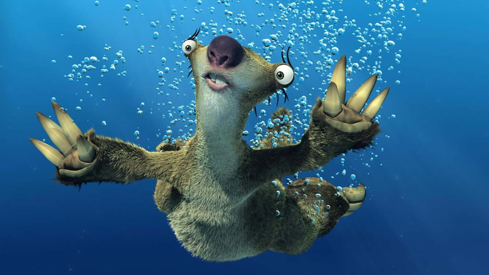 Sid Underwater From Ice Age Continental Drift Background