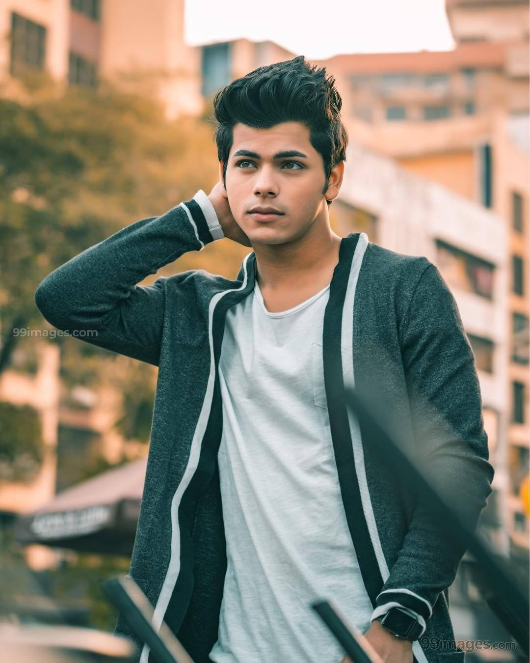 Siddharth Nigam Gray Cardigan