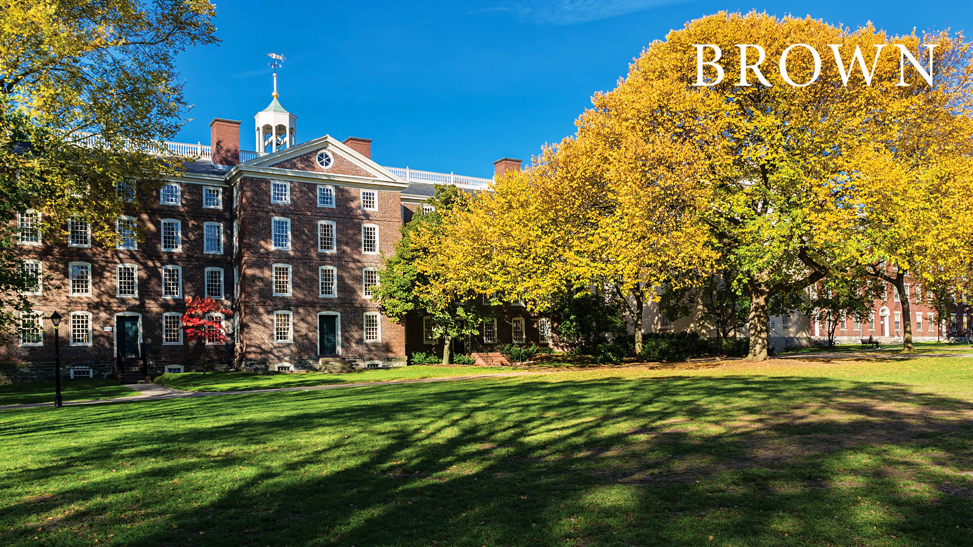 Side-angle Photo Of Brown University Building Background